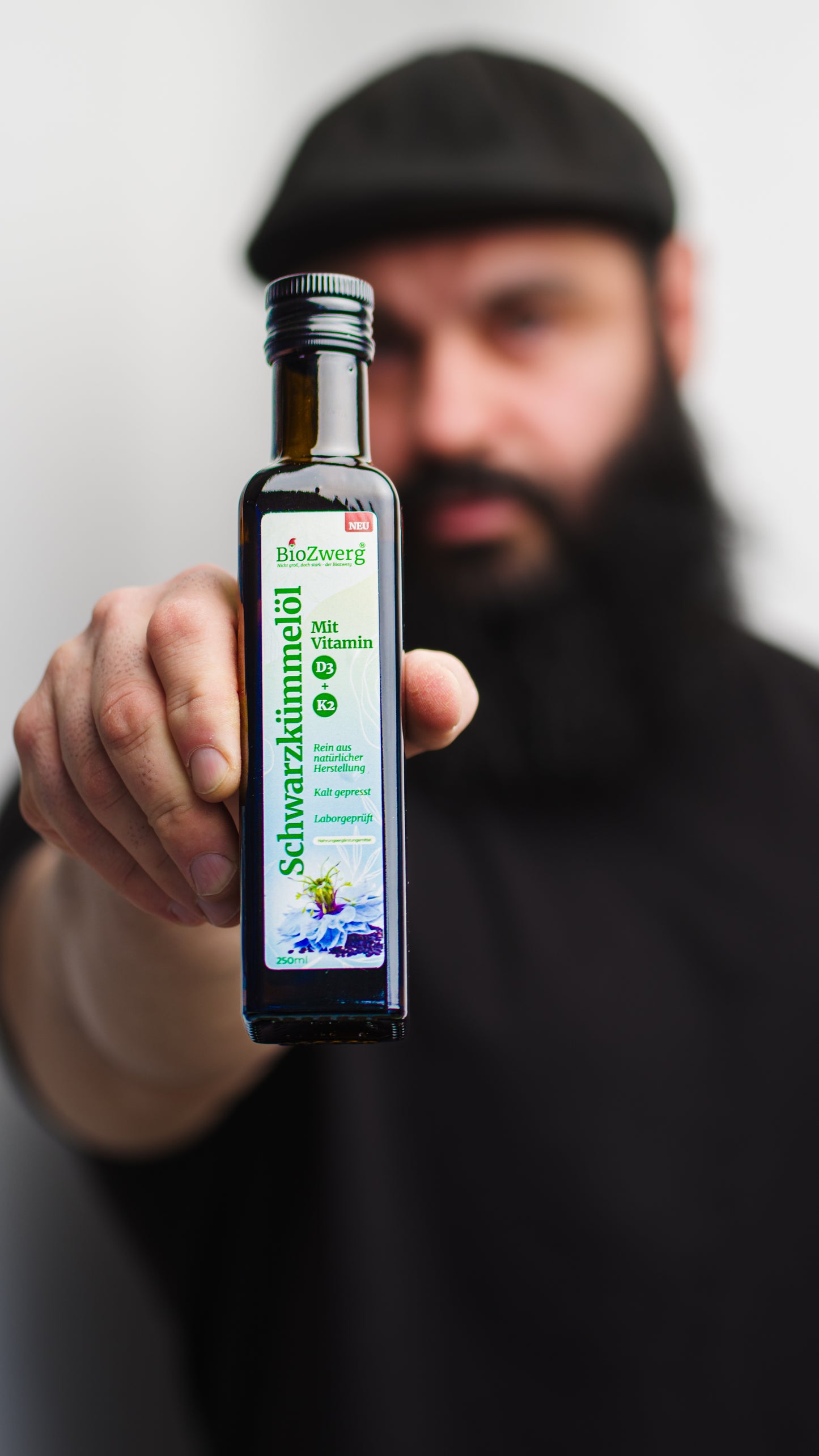 Schwarzkümmelöl Vitamin D3 & K2 (neu & einzigartig)